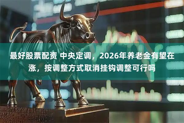 最好股票配资 中央定调，2026年养老金有望在涨，按调整方式取消挂钩调整可行吗