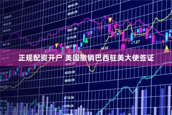 正规配资开户 美国撤销巴西驻美大使签证